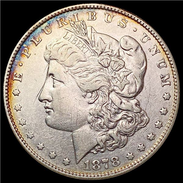 1878 8TF Morgan Silver Dollar CLOSELY UNCIRCULATED