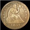 1851-O Seated Liberty Quarter NICELY CIRCULATED