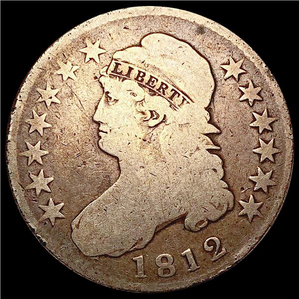 1812 Capped Bust Half Dollar NICELY CIRCULATED