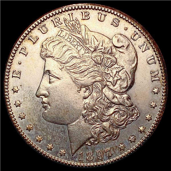 1897-S Morgan Silver Dollar CLOSELY UNCIRCULATED