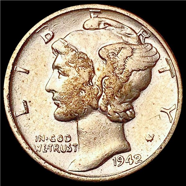 1942/1 Mercury Dime CLOSELY UNCIRCULATED