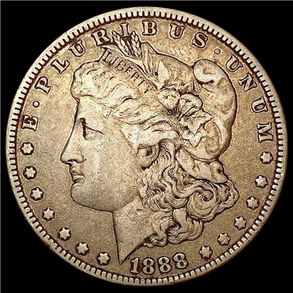 1888-O Hot Lips Morgan Silver Dollar LIGHTLY CIRCULATED