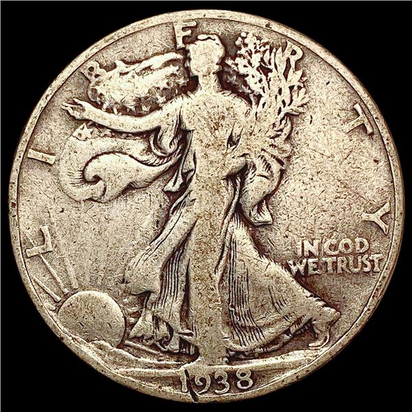 1938-O Walking Liberty Half Dollar NICELY CIRCULATED