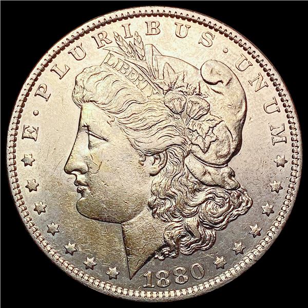1880-O Morgan Silver Dollar NEARLY UNCIRCULATED
