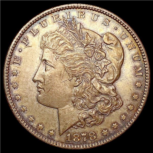 1878 7TF Morgan Silver Dollar CLOSELY UNCIRCULATED