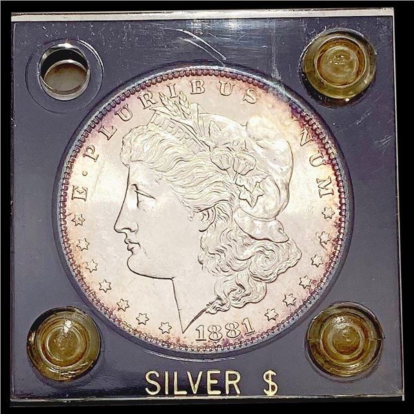 1881-S Morgan Silver Dollar GEM BU