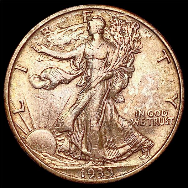 1933-S Walking Liberty Half Dollar CLOSELY UNCIRCULATED
