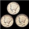 Image 1 : [3] 1931-1934 Mercury Dime UNCIRCULATED