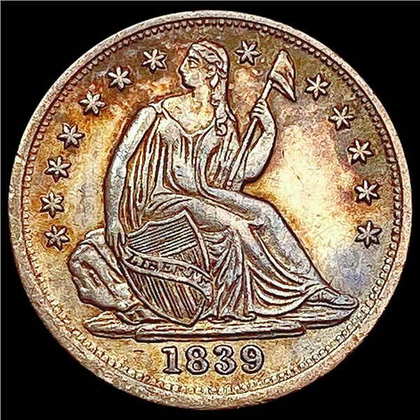 1839 Seated Liberty Half Dime UNCIRCULATED