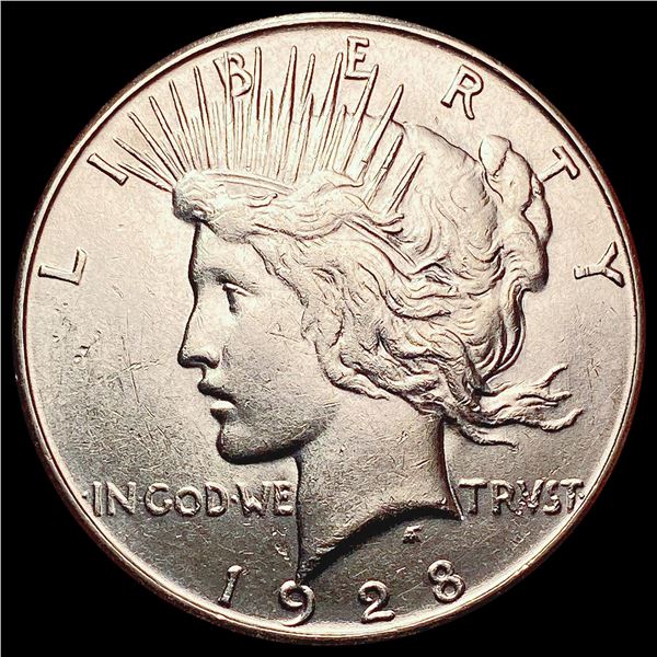 1928-S Silver Peace Dollar CLOSELY UNCIRCULATED