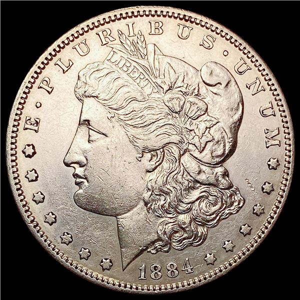 1884-S Morgan Silver Dollar CHOICE AU