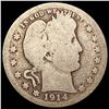 Image 1 : 1914-S Barber Quarter NICELY CIRCULATED
