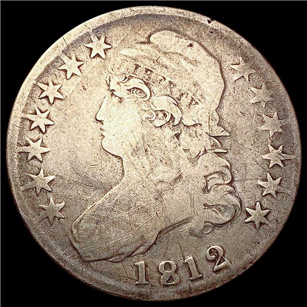 1812 Capped Bust Half Dollar NICELY CIRCULATED