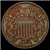 Image 1 : 1864 Two Cent Piece NEARLY UNCIRCULATED