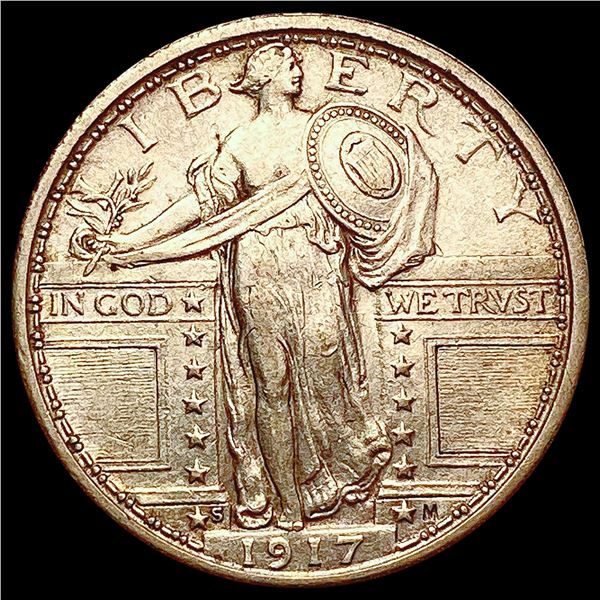 1917-S TY1 Standing Liberty Quarter CLOSELY UNCIRCULATED