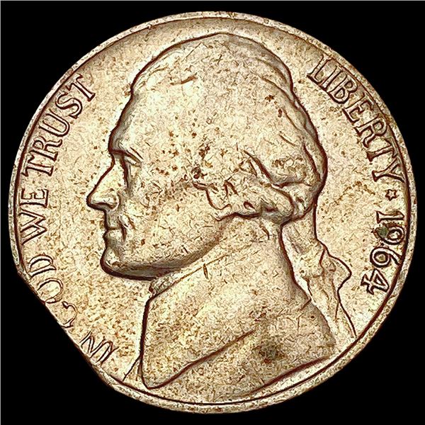 1964 Jefferson Nickel NEARLY UNCIRCULATED