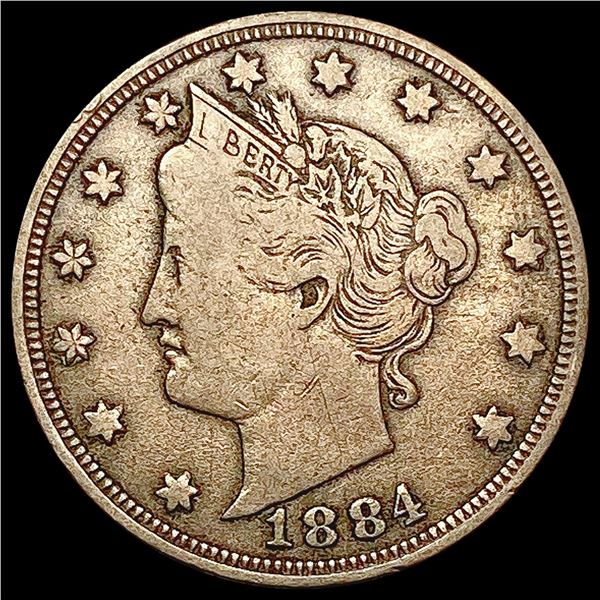 1884 Liberty Victory Nickel NICELY CIRCULATED
