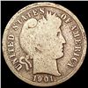 Image 1 : 1901-S Barber Dime NICELY CIRCULATED