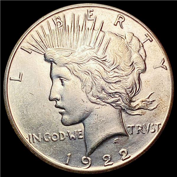 1922-S Silver Peace Dollar CHOICE AU
