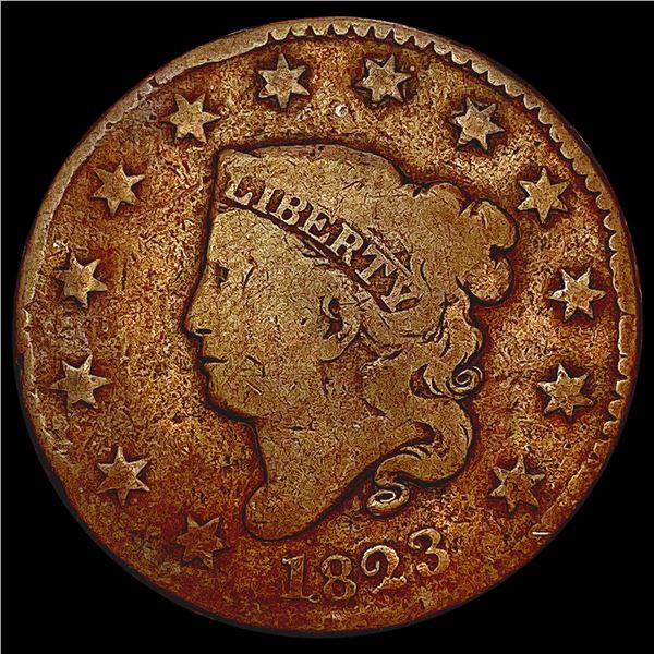 1823 Coronet Head Large Cent NICELY CIRCULATED