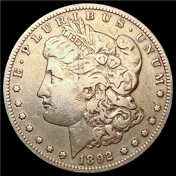 1892-S Morgan Silver Dollar LIGHTLY CIRCULATED