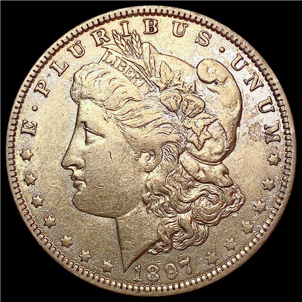 1897-O Morgan Silver Dollar NEARLY UNCIRCULATED