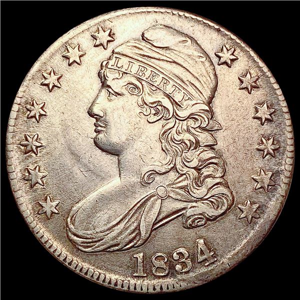 1834 Capped Bust Half Dollar CLOSELY UNCIRCULATED