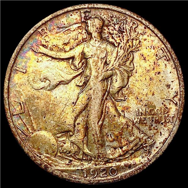 1920-S Walking Liberty Half Dollar LIGHTLY CIRCULATED