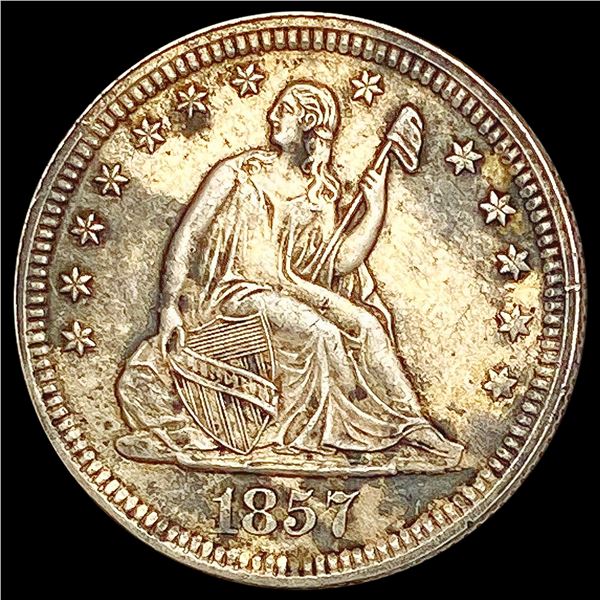 1857 Seated Liberty Quarter CLOSELY UNCIRCULATED