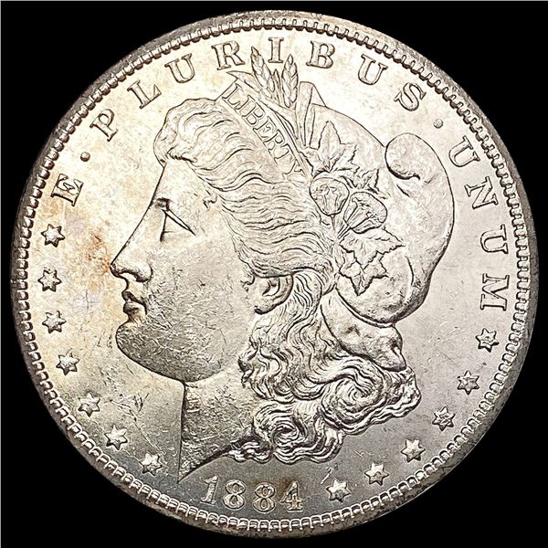 1884-CC Morgan Silver Dollar CHOICE BU