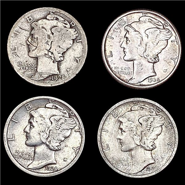 1921-1935 [4] Mercury Dime HIGH GRADE