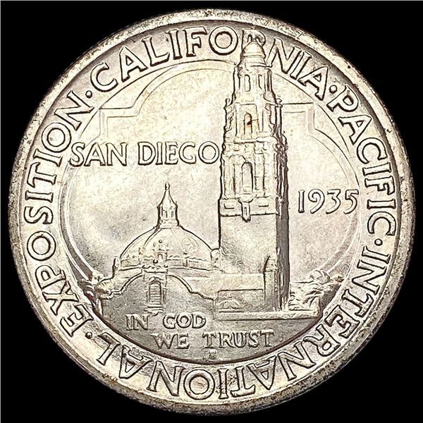 1935-S San Diego Half Dollar CHOICE BU