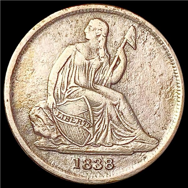1838-O Seated Liberty Dime LIGHTLY CIRCULATED