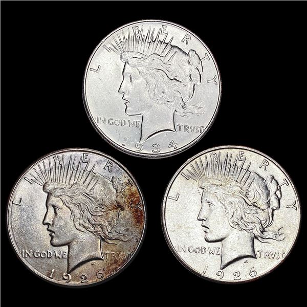 [3] 1926-1934 Silver Peace Dollar HIGH GRADE