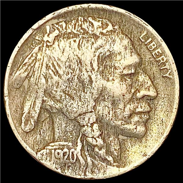 1920-D Buffalo Nickel NEARLY UNCIRCULATED