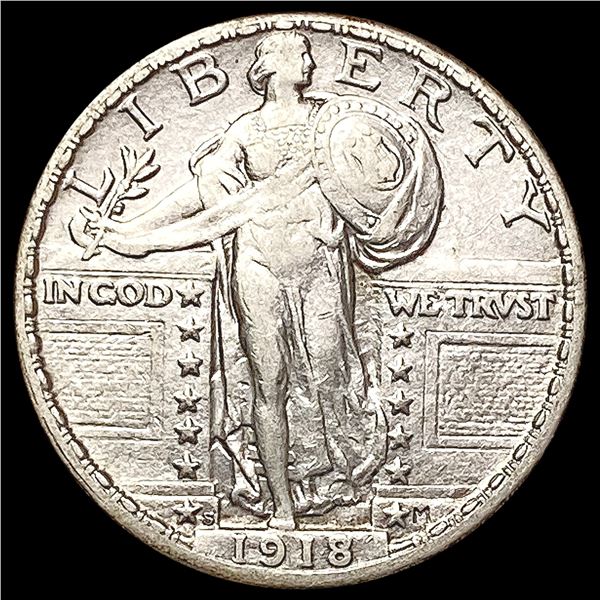 1918-S Standing Liberty Quarter CLOSELY UNCIRCULATED