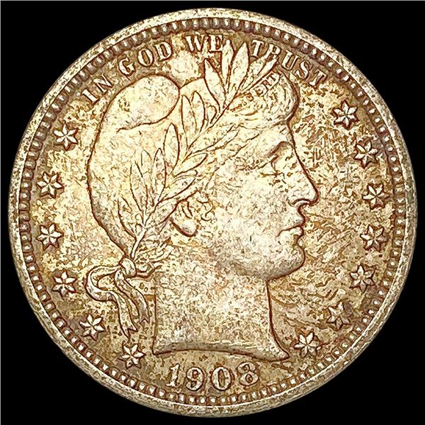 1908-O Barber Quarter NEARLY UNCIRCULATED