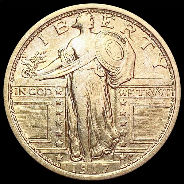 1917 T1 Standing Liberty Quarter CLOSELY UNCIRCULATED