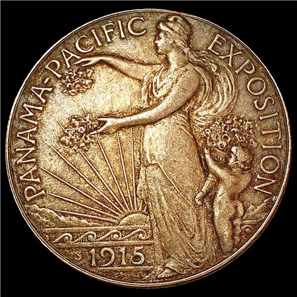1915-S Panama-Pacific Half Dollar CLOSELY UNCIRCULATED
