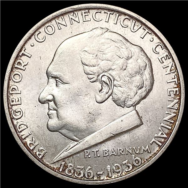 1936 Bridgeport Half Dollar CHOICE BU