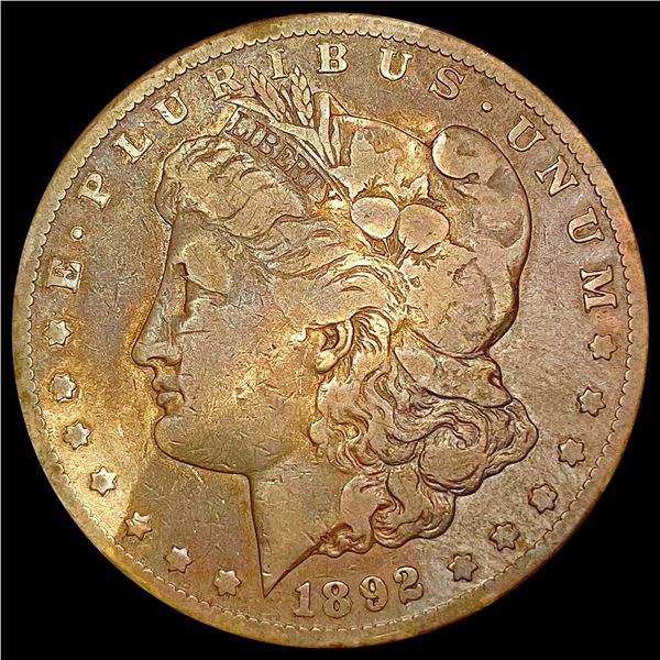 1892-CC Morgan Silver Dollar NICELY CIRCULATED