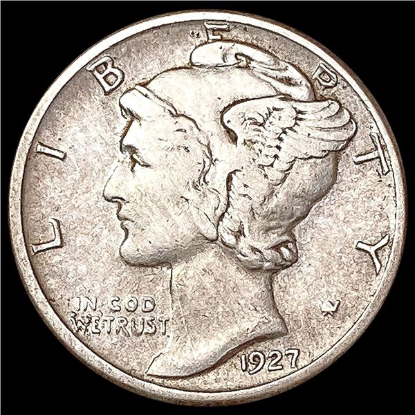 1927-D Mercury Dime CLOSELY UNCIRCULATED
