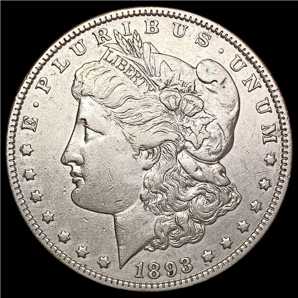 1893 Morgan Silver Dollar CLOSELY UNCIRCULATED