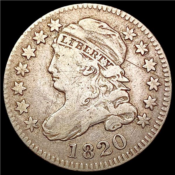 1820 Capped Bust Dime NICELY CIRCULATED