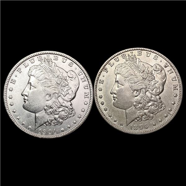 [2] 1896-1901 Morgan Silver Dollar HIGH GRADE