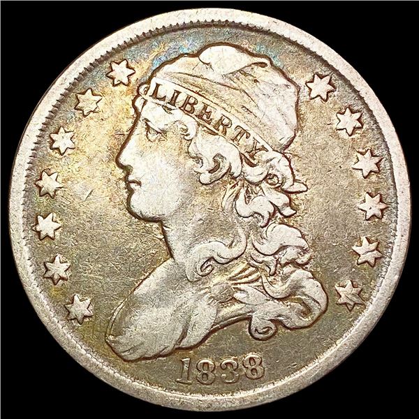 1838 Capped Bust Quarter LIGHTLY CIRCULATED