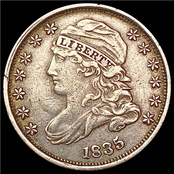 1835 Capped Bust Dime CLOSELY UNCIRCULATED