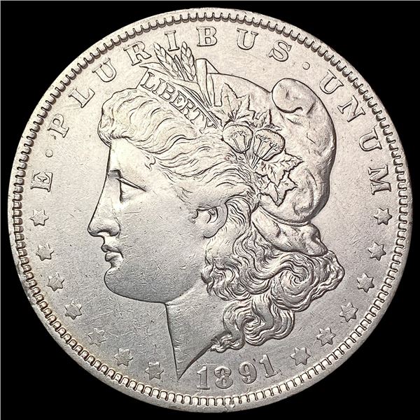 1891-O Morgan Silver Dollar CLOSELY UNCIRCULATED