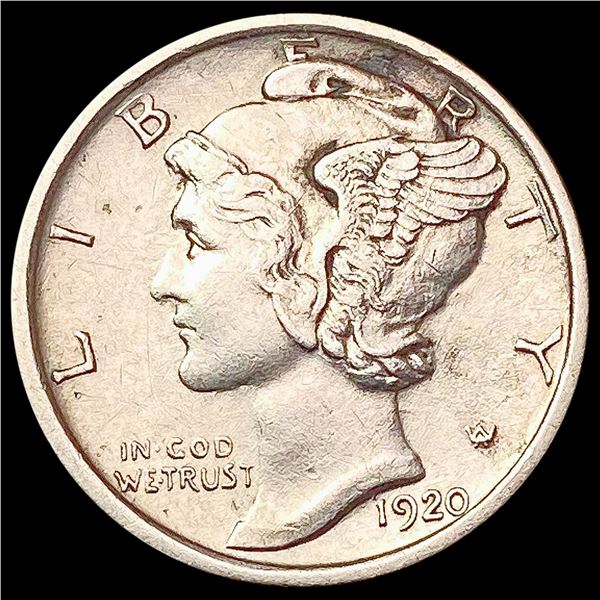 1920-S Mercury Dime CLOSELY UNCIRCULATED