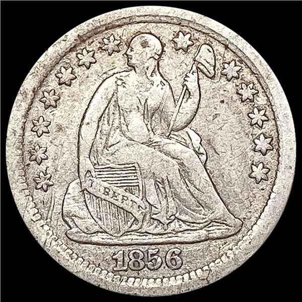 1856 Seated Liberty Half Dime LIGHTLY CIRCULATED